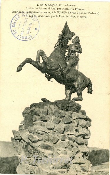 Ballon-Alsace-Statue-de-Jeanne-d-Arc-Edifie-en-1909-1920-r