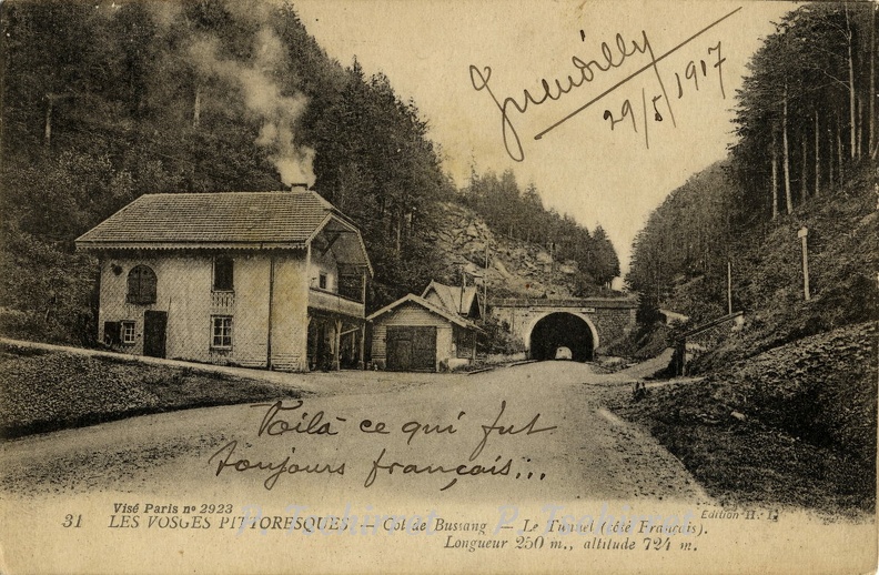 Col-de-Bussang-entree-du-tunnel-1917-1