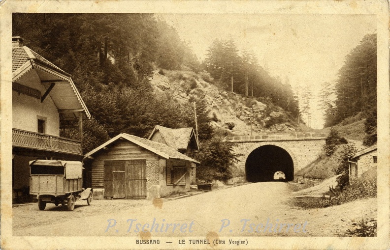 Col-de-Bussang-entree-du-tunnel-camion-1930-1