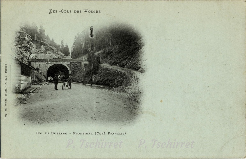 Col-de-Bussang-entree-du-tunnel-cyclistes-1900-1