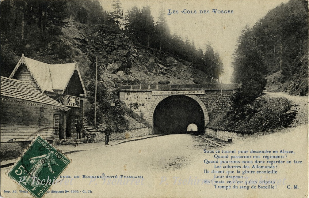 Col-de-Bussang-entree-du-tunnel-douaniers-1906-1