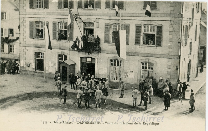 Dannemarie-Visite-du-President-de-la-Republique-1915-r