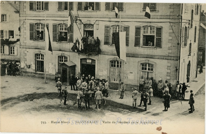 Dannemarie-Visite-du-President-de-la-Republique-1917-r