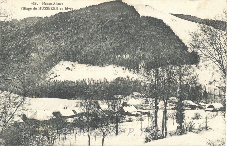 Husseren-haut-du-village-sous-neige1914