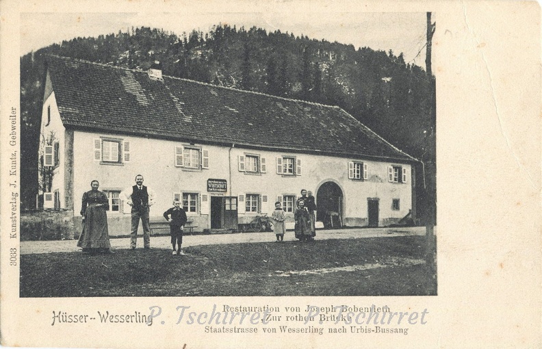 Husseren-Wesserling-restaurant-Pont-Rouge-1911