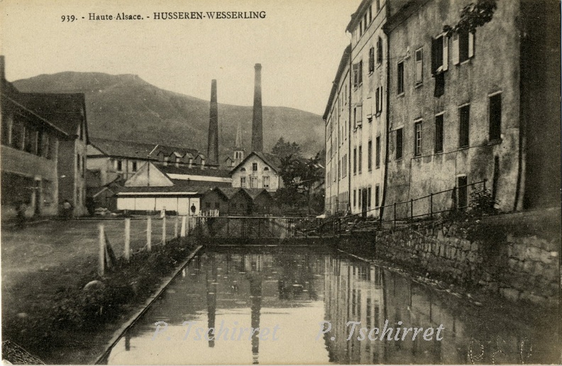 Wesserling-canal-usinier-1914