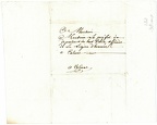Lettre Meny Peter 1814