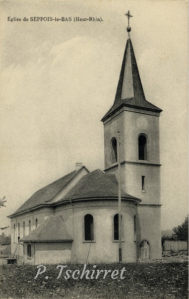 Seppois-le-Bas-eglise-1914