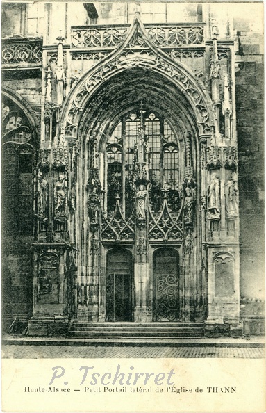 Thann-Petit-Portail-lateral-Eglise-1924-r
