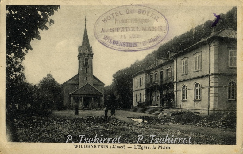 Wildenstein-Eglise-et-mairie-1920