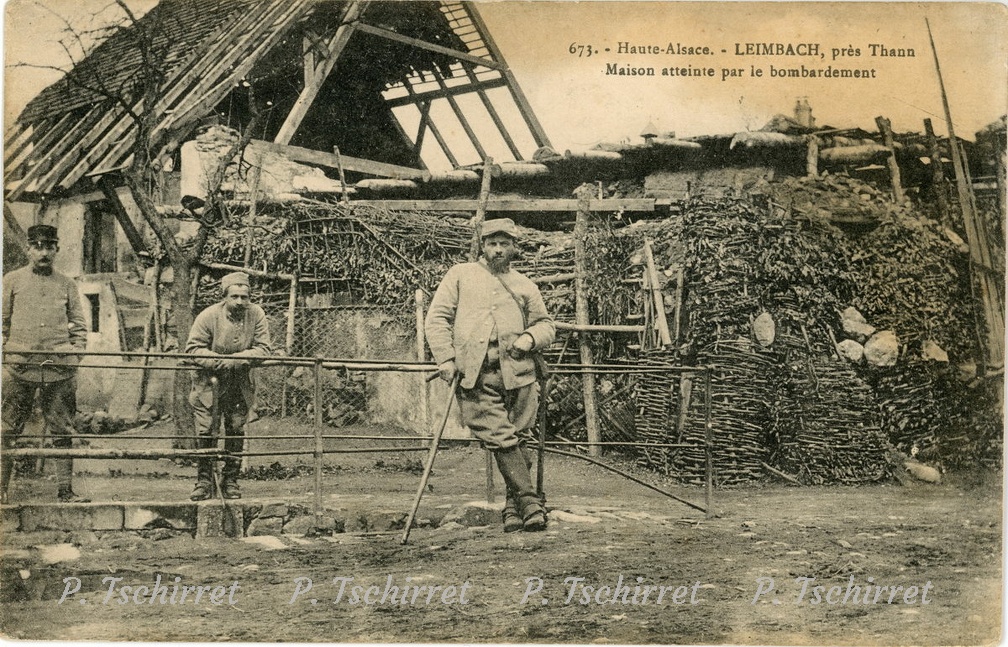 Leimbach-maison-atteinte-par-le-bombardement-1915-r